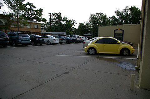 Indulgences Day Spa parking lot